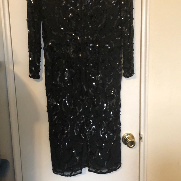 Black Sequin Dress - Picture 2 of 7